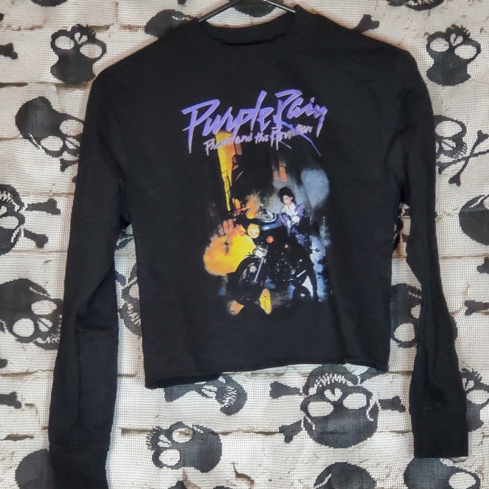 PRINCE PURPLE RAIN CROP TOP